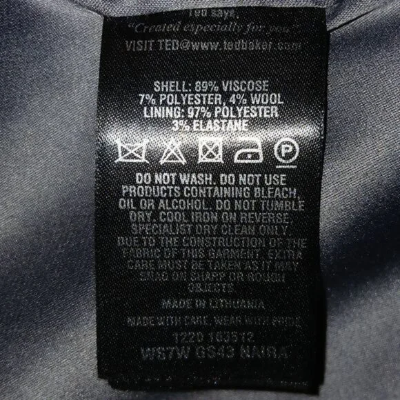 Ted Baker Naira Contrast Pocket Mini Skirt - Picture 8 of 8